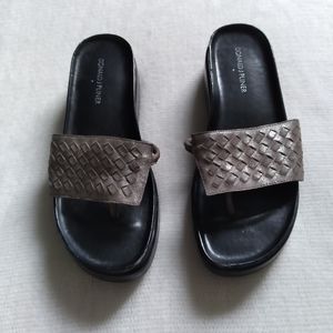 Grey Donald J Pliner Slide
